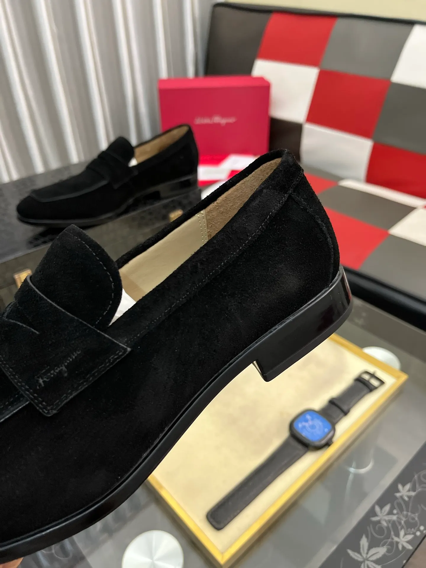 Men's shoes 💰600⌚️⌚️[Salvatore Ferragamo] Ferragamo business leather shoes, 1:1 top purchasing quality, imported selected original calfskin for the uppers, imported original soft water-dyed cowhide for the inner feet, imported original customized Italian handmade lightweight foam outsole, size: 39-44 5️⃣ options available